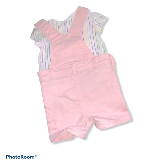 Pink Overalls set - Picture 2 of 3